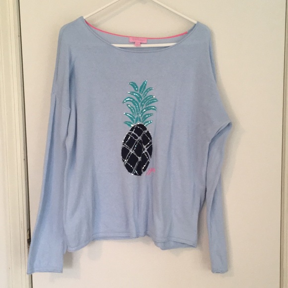 Lilly Pulitzer Sweaters - Lilly Pulitzer Pineapple Sweater — size L